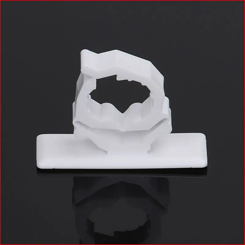 Versatile finishing wire retaining clips to do closed loop hook cable