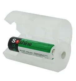 one AA 14500 batterie to D converter type on the 1st Battery * 1-D |