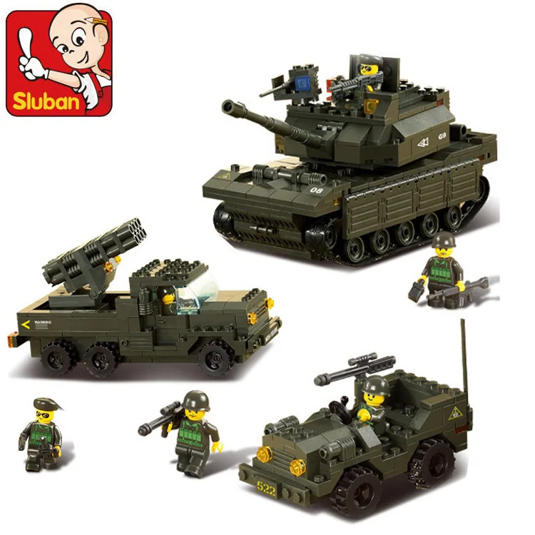 Building Block Sets Compatible with lego military army