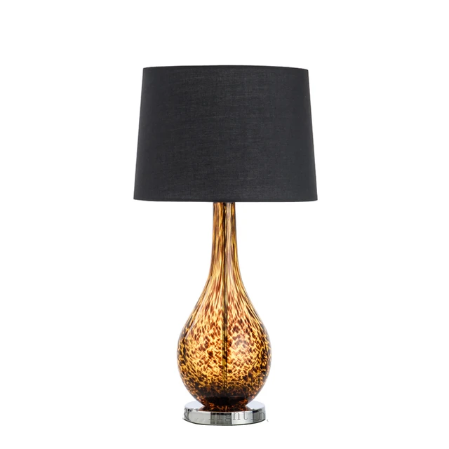 Buy Modern luxury LED table Lamp Glossy stone color