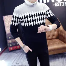 AILOOGE Американский Европейский стиль модный мужской/wo мужской свитер повседневный мужской пуловер ручной вязки Slim Fit Мужской брендовый свитер