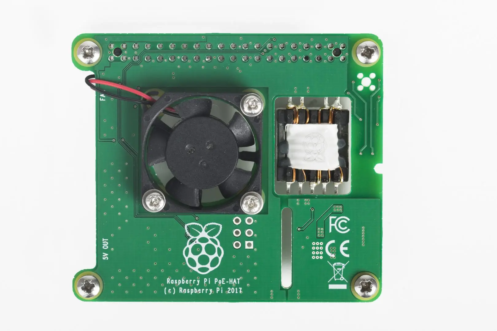 

RASPBERRY PI POE HAT Raspberry Ethernet Power Supply (POE) Expansion Board Only Supports PI3B+