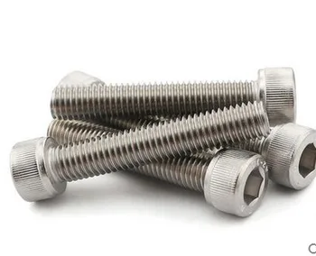 

50-100pcs/lot M2X3/4/5/6/7/8/10/12/14/16/18/20-30 stainless steel 304 hex socket cap head button head screws hardware 494