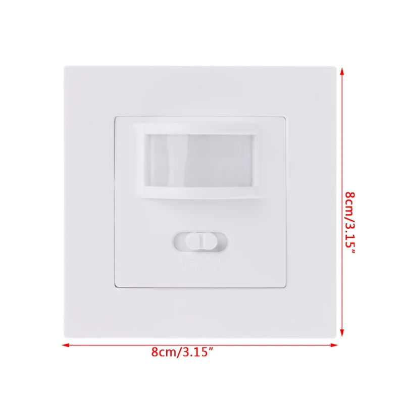 AC 110 V-240 V инфракрасный PIR датчик движения встраиваемый настенный модуль светильник переключатель