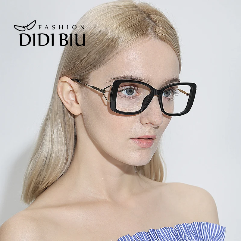

Ladies Elegant Butterfly Eyeglasses Frame Clear Lens Women Brand Unique White Spectacle Red Leopard Myopia Optical Glasses WN995