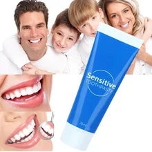 Прямая поставка Чувствительная мята свежее дыхание уход за полостью рта паста Чистка зубов гингива зубная паста отбеливание зубов SMJ