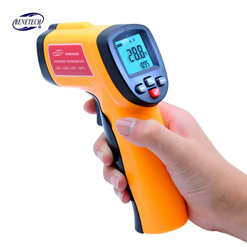 GM300E Digital Infrared Thermometer Non contact LCD IR Laser