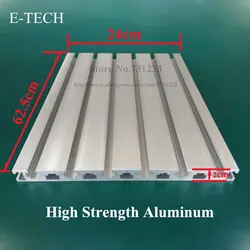 Высокопрочная панель алюминиевый профиль CNC гравировальный станок центр 20 мм толщиной 625*240 мм
