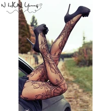 Сексуальные женские чулки колготки в сеточку нейлоновые колготки для девочек сексуальные колготки, пикантное нижнее белье BabydollErotic сексуальные колготки SW116