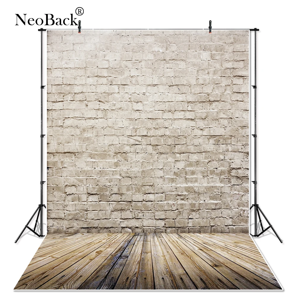 NeoBack кирпичная стена фотография Фон деревянный пол винил цифровая печать