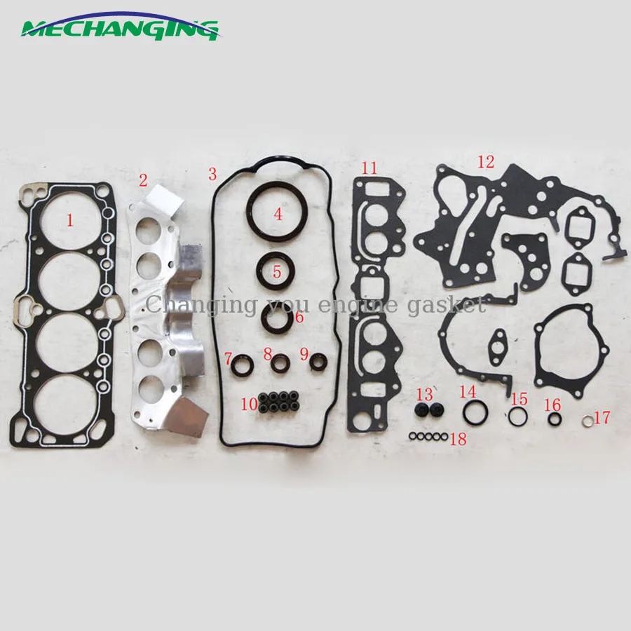 

For HYUNDAI H100 H1 SONATA 2.4 G4CS Engine Rebuilding Kits engine seal gasket 22311-32650 10079100