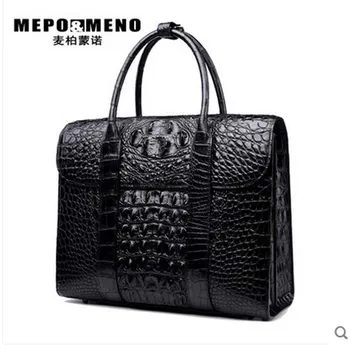 

meibomengnuo imported crocodile skin Big men bag Men's leather Luxury portfolio of men and women in Europe and the United States