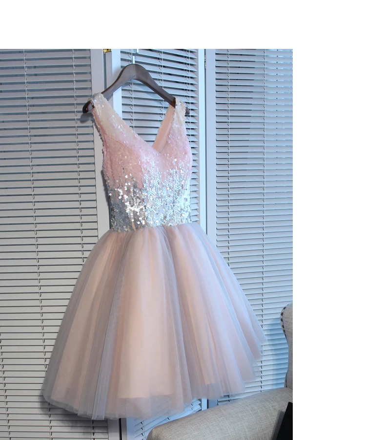 New-Arrival-vestido-largo-Pink-Short-Evening-dress-abendkleider-2019-Formal-dress-elegant-abiye-gece-elbisesi (2)