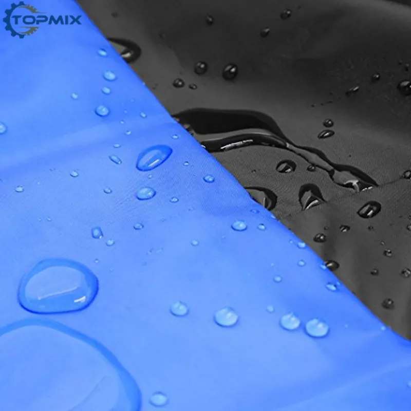 Motorcycle cover black&blue 3