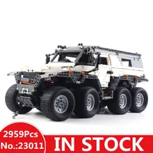 H HXY 23011 2959Pcs Technic Series Off road vehicle Model Building Kits Block Bricks Compatible Toys