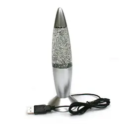 USB изменение цвета лава лампа светодиодный вечерние ночник украшение дома ракета