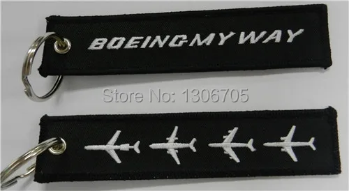 Вышивка Boeing My Way брелок