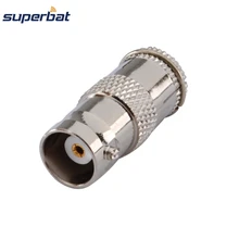 Superbat BNC-F адаптер ТВ T2 Видео Безопасность байонетное гнездо к F штекер Быстрый Push-on прямой РЧ коаксиальный разъем 5 шт