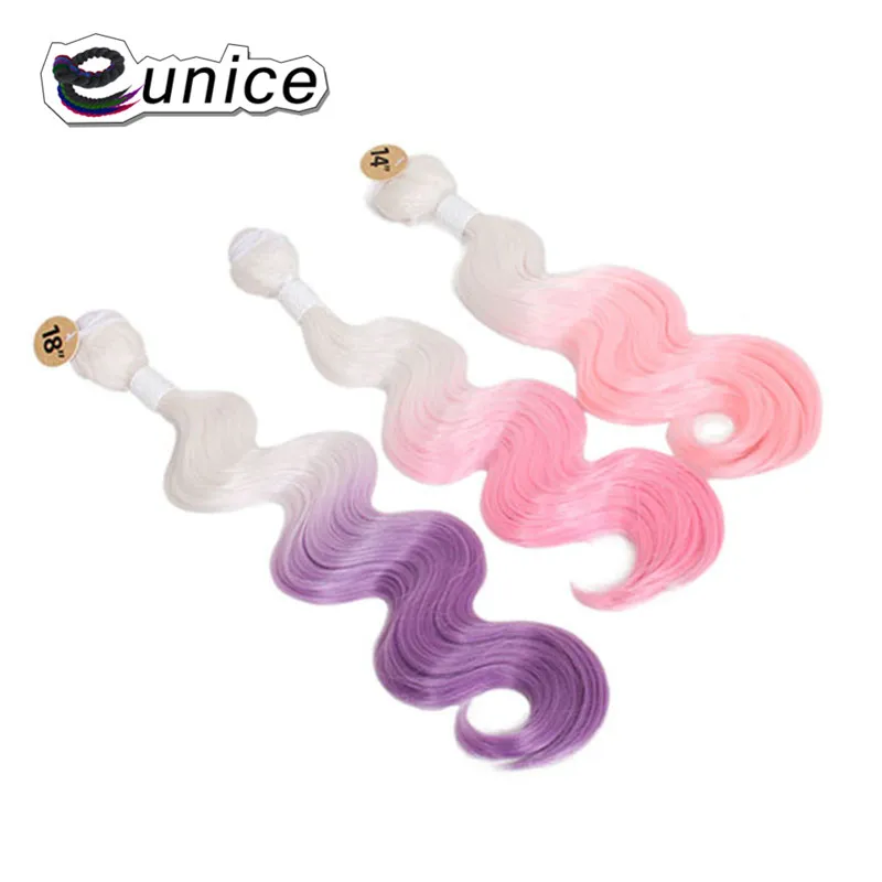 Brazilian Hair Body Wave with Closure synthetic hair bundles   (21)