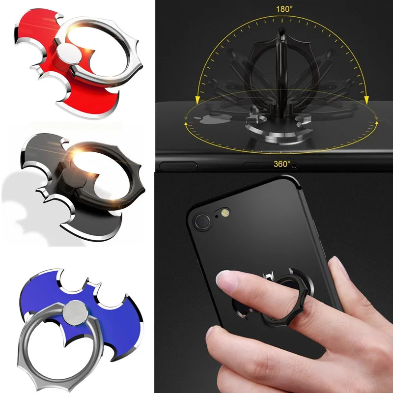 Luxury Batman Aluminum Metal Universal Finger Ring