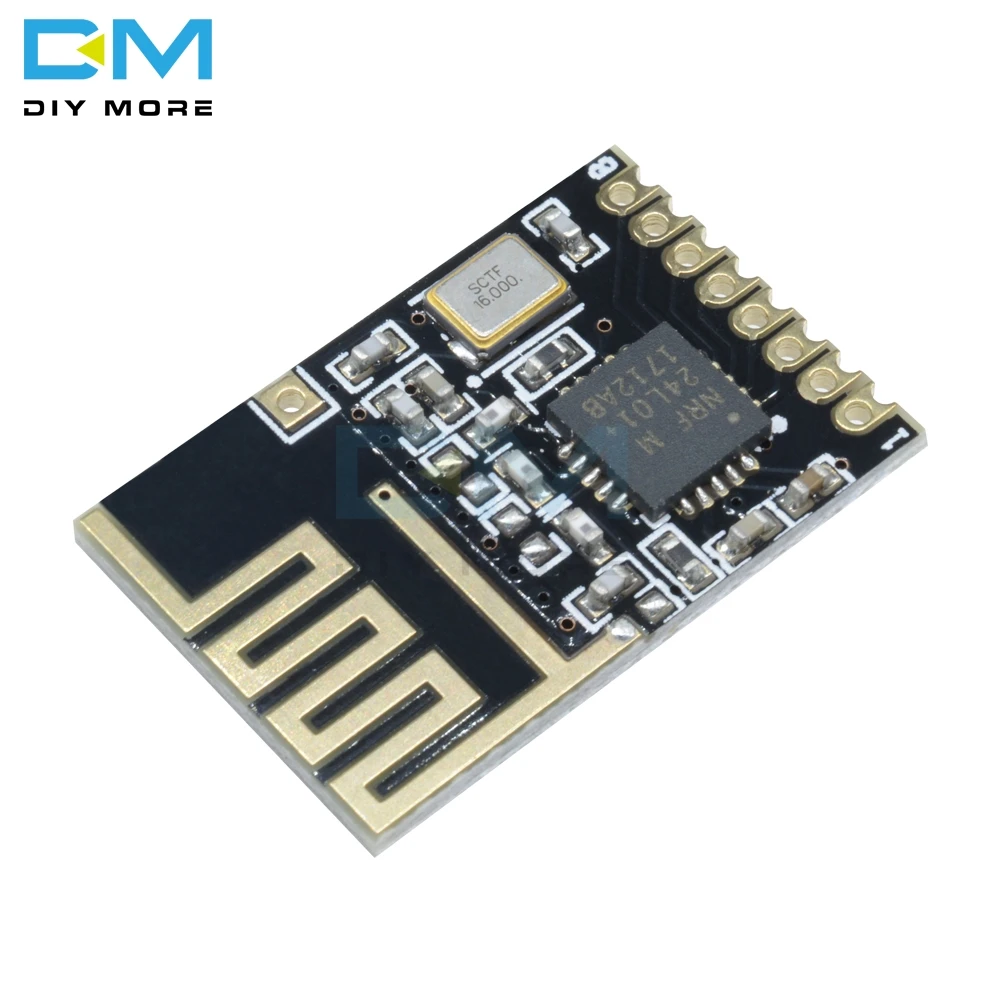 

NRF24L01 SMD 2.4GHz Wireless Module Mini Power Enhanced Version SMD Receiver Transceiver Low Voltage Oltage Regulator Board 5V