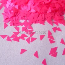 Устойчив к растворителям блеск матовый ярко-розовые блестящие треугольников 2 мм блеск frankening ногтей изделия для полировки