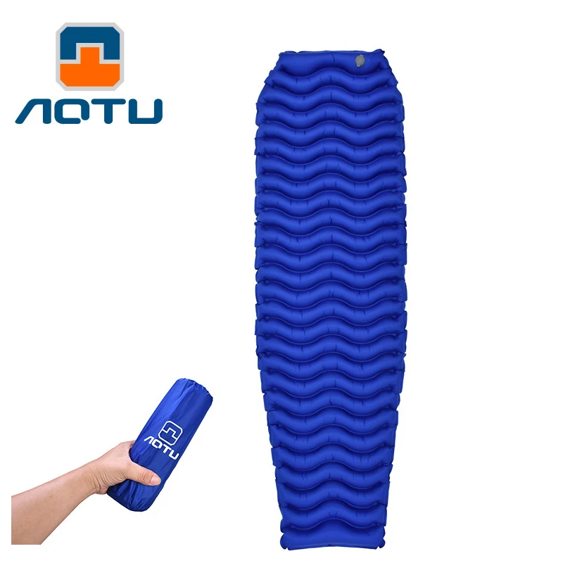 

Portable Inflatable Sleeping Pad Air Mattress Beach Mat Outdoor Sleeping Mat Air Cushion Camping Mat Hiking Moisture-proof