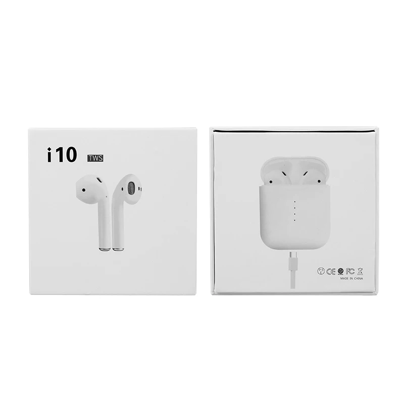 Новый i10 tws air беспроводной i10tws наушники наушник мини-стручки Bluetooth гарнитуры наушники для всех телефонов
