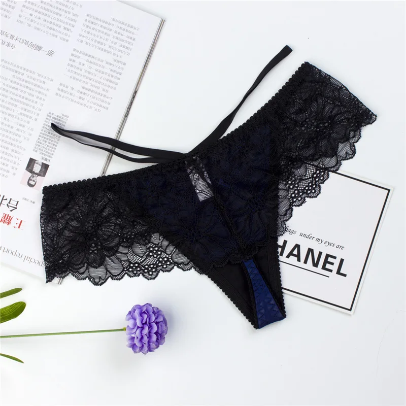 Sexy Ladies Lace Transparent Panties Thongs G Strings Panties Female Sex Fashion Low-Rise Women Underwear Seamless Briefs 15 (11)