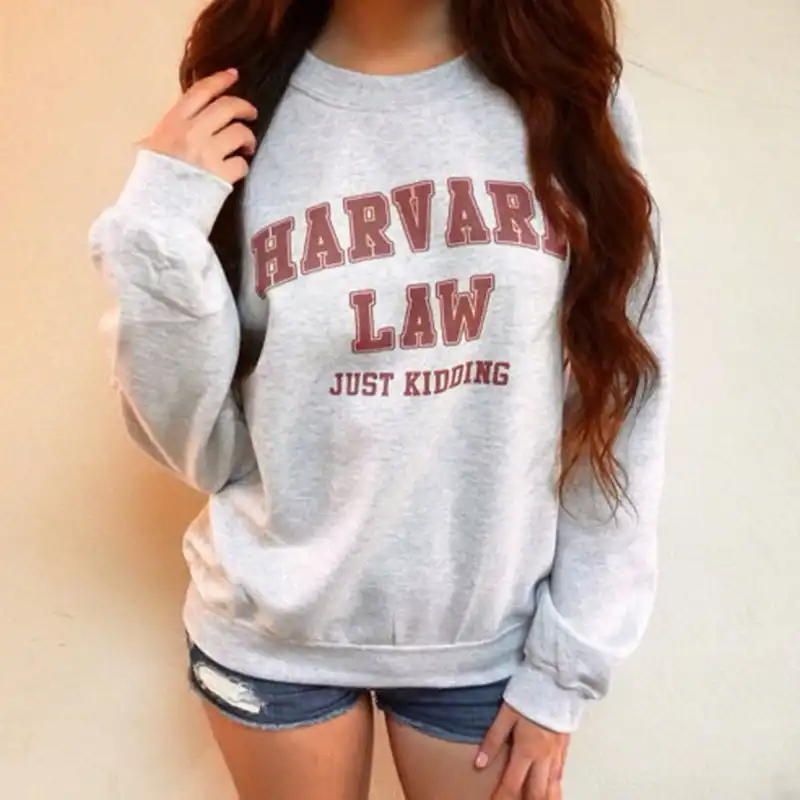 sudadera harvard mujer