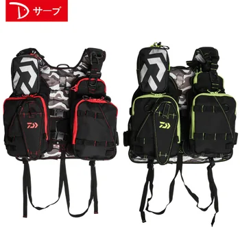 

2018 New DAIWA Breathable Fishing Life Jacket High Quality Life Vest Fishing Vest Fishing Clothes Tackle 100kg Buoyancy Vest