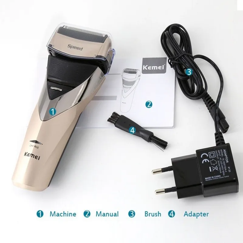 KEMEI Triple Blade Washable Rechargeable Electric Shaver Reciprocating Razor Beard Trimmer Men Electric Shaving Machine KM-8102 electric shaver,hair trimmer,electric razor