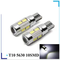 Автомобиль CANBUS T10 10smd LED габаритный фонарь Ширина лампа для Volkswagen VW Polo Гольф 6 7 GTI Passat B5 B6 jetta MK5 MK6 Scirocco r36