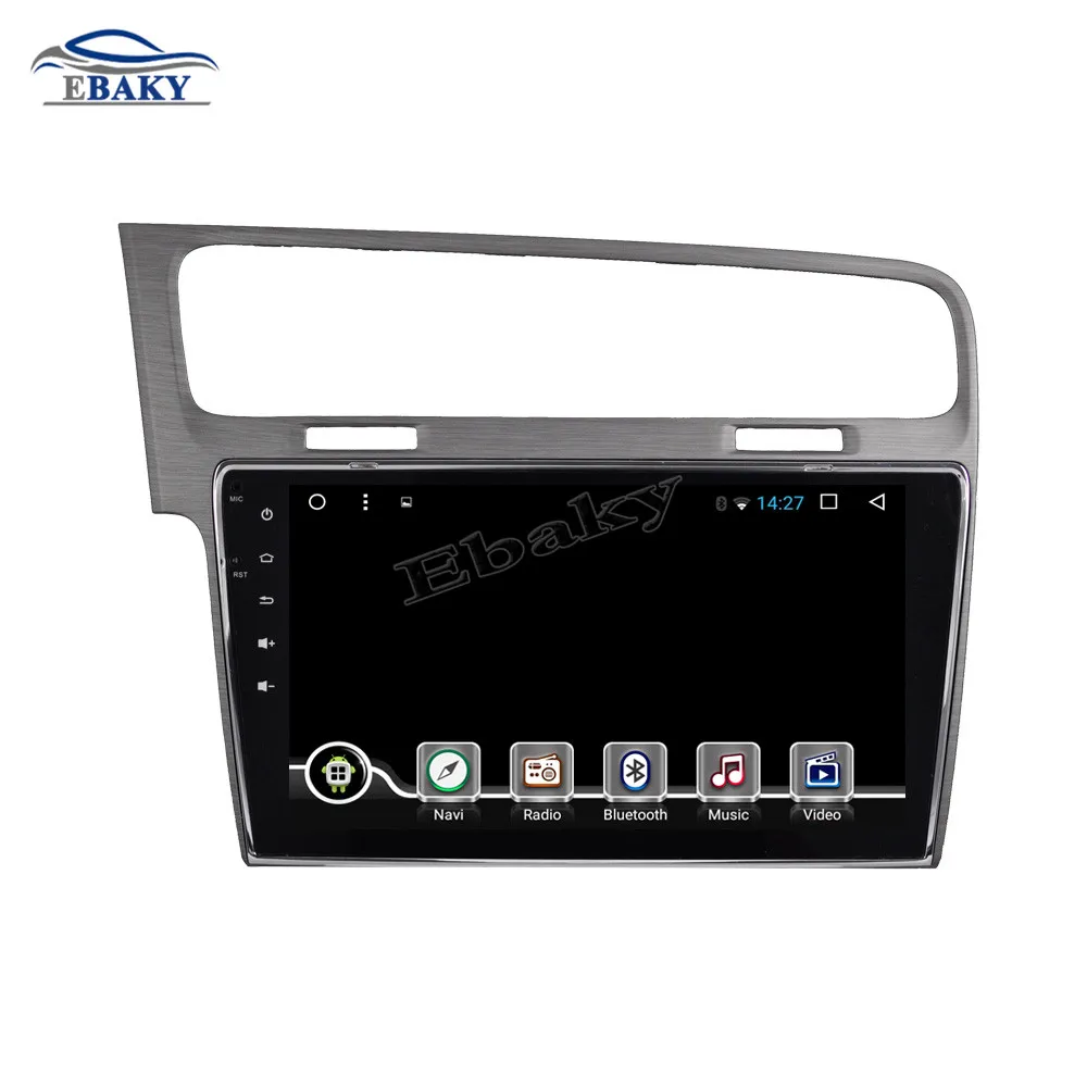 Best NaviTopia 10.1inch 1GB/2GB RAM Quad Core/Octa Core Android 7.1/8.1 Car DVD Radio for VW Golf 2014 2015 2016 with GPS/wifi/maps 3
