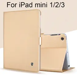 Для iPad mini 1/2/3 чехол Высокое качество ТПУ + искусственная кожа защитная пленка Smart Cover с «Режим сна/Пробуждение» до Планшеты рукавом + подарки