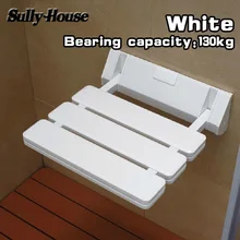 Sully House Anti-skid Shower Folding Seat,Bathroom Cadeira,Wall Mounted Chair for Elderly,Toilet Aluminum Folding Shower Chair