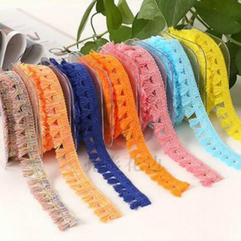 

5 yards Tassel lace Trim Wedding Bridal Ribbon Clothing decoration Sewing Craft Trimmings