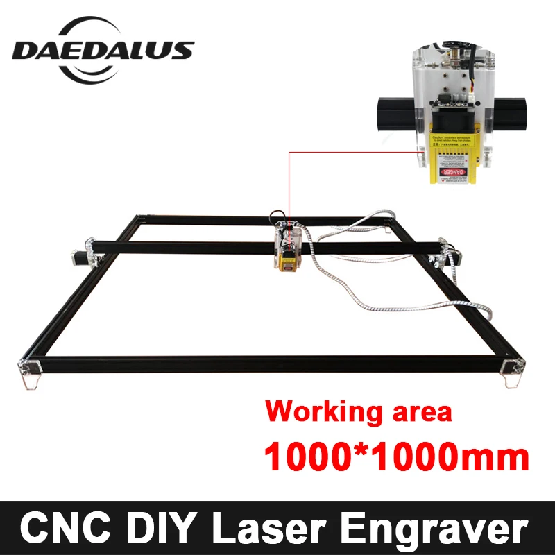 

500mw/2500mw/5500mw CNC Router Laser Engraver 1m*1m Laser Machine DIY MINI Wood Router For Cutting Engraving Milling Tool
