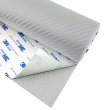 120*50 см мягкие углеродного волокна кожа серебро виниловая пленка Автомобили; мотоциклы наклейка для велосипеда автомобиль-Стайлинг