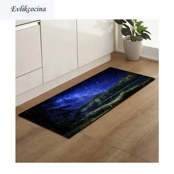 

Free Shipping Under Starry Sky Land Tapis Salon Absorbent Bath Mat Area Rug for Living Room Bedroom Floor Carpet Tapete Infantil