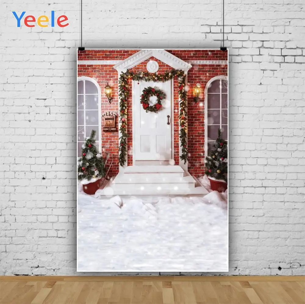 Yeele Photography Backdrops White Snow Door Outdoor Playground Christmas Trees Kid Photographic Backgrounds For The Photo Studio Yeele Photography Backdrops White Snow Door Outdoor Playground Christmas Trees Kid Photographic Backgrounds For The Photo Studio