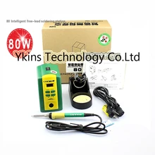 CXG-80 80 Вт 110 В/220 В ESD интеллектуальная Бессвинцовая паяльная станция с 900 м припоя Советы ЕС вилка