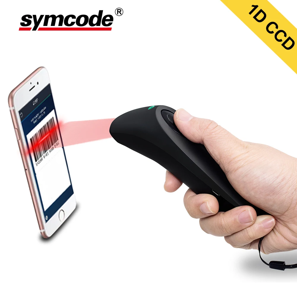 1D CCD اللاسلكية ماسح الرمز الشريطي بتقنية bluetooth ، Symcode USB 2.4 جيجا هرتز سماعة لاسلكية تعمل بالبلوتوث قارئ شفرة التّعرّف مع قاعدة شحن 1D CCD اللاسلكية ماسح الرمز الشريطي بتقنية bluetooth ، Symcode USB 2.4 جيجا هرتز سماعة لاسلكية تعمل بالبلوتوث قارئ شفرة التّعرّف مع قاعدة شحن