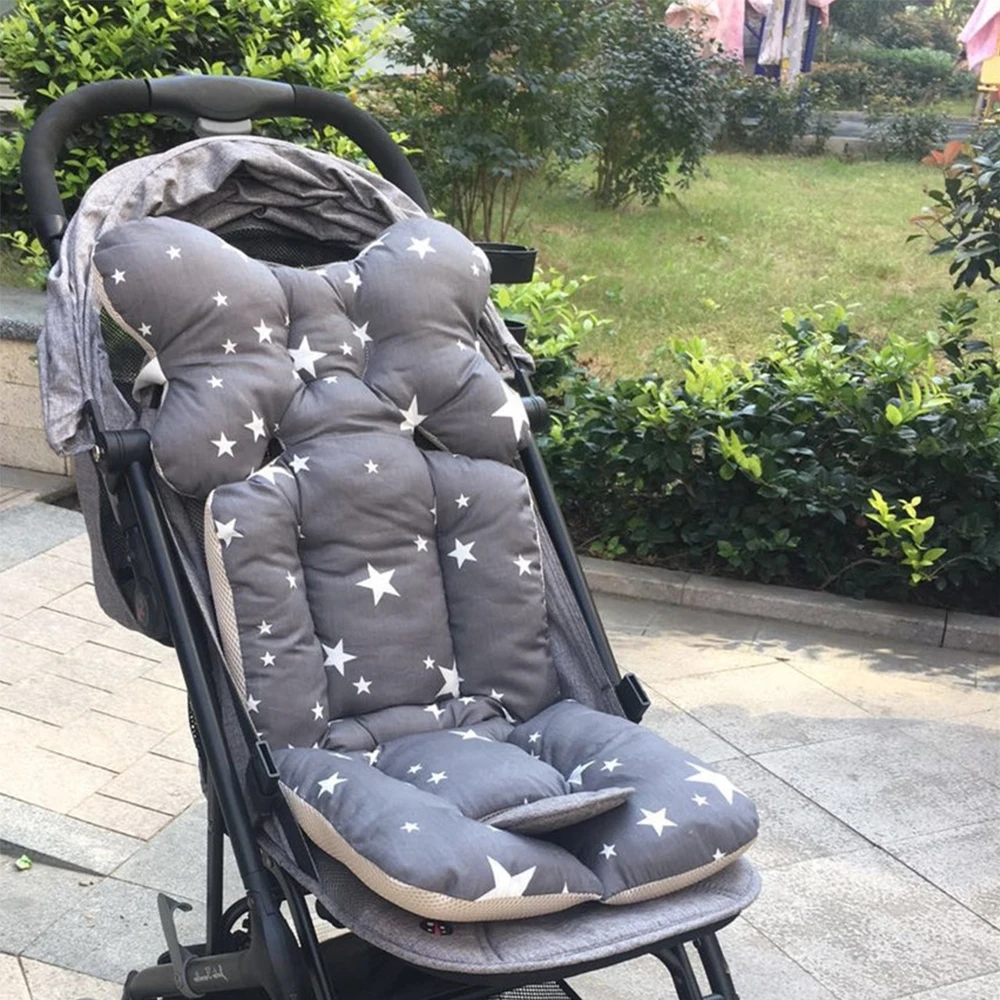 

Fashion Printed Baby Stroller Accessories Mattress in The Stroller Soft Cotton Cushion Seat Cover Trolley Mat Pad Pram Cover
