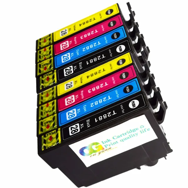 8 Pk Compatible Ink Cartridge for 288 XL Multipack Work with Epson Expression Home XP 440 XP 330 