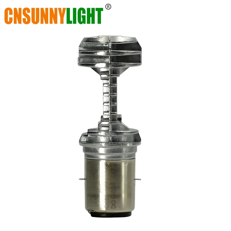 CNSUNNYLIGHT H4 P43t HS1 светодиодный BA20D H6 мотоциклетная фара 1080Lm H/L лампа аксессуары для скутера мото DRL фары для Suzuki