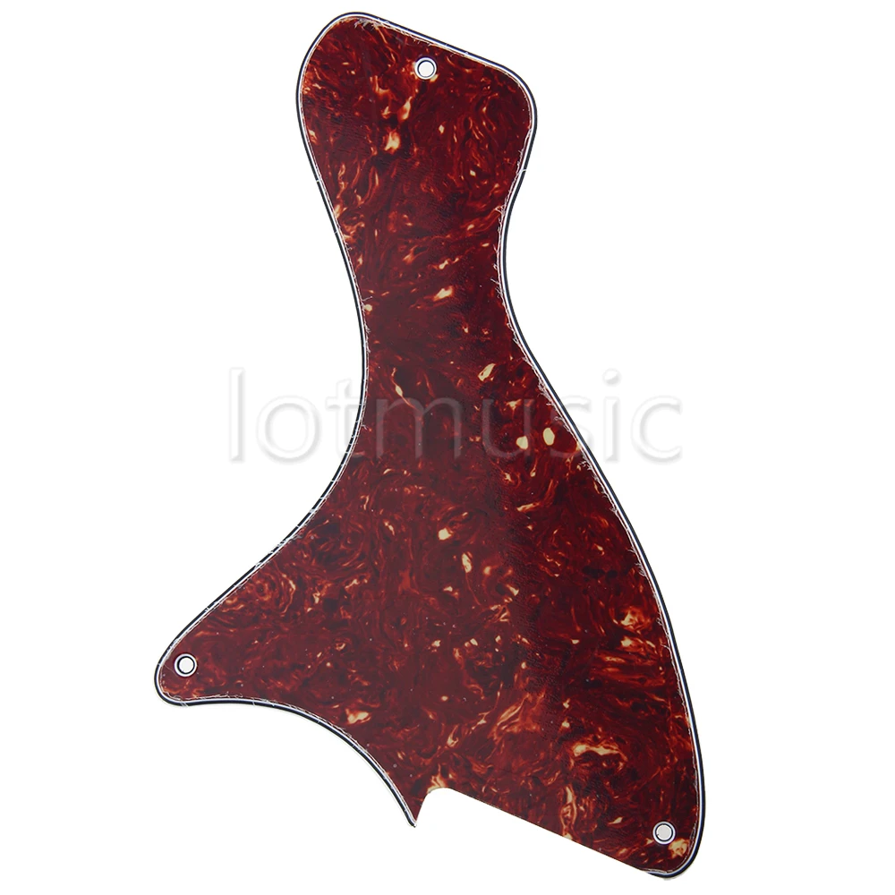 Guitar Guitarra Pickguard Scratch Plate For Parts Replacement 3 Ply Pearl Black White Tortoise | Спорт и развлечения