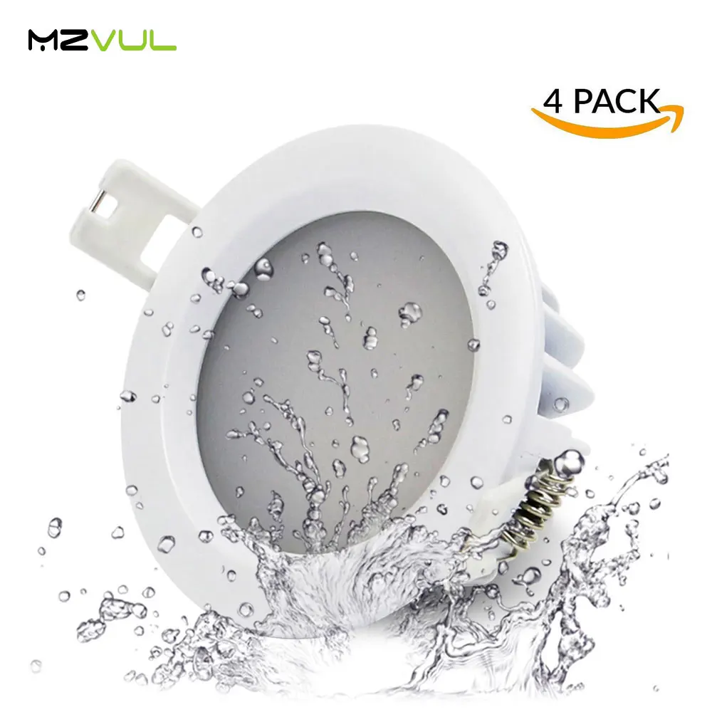 

4pcs/lot IP65 Waterproof 5W/7W/9W/12W/15W Ceiling Recessed LED Spot Light LED Downlight For Bathroom Shower room Sauna