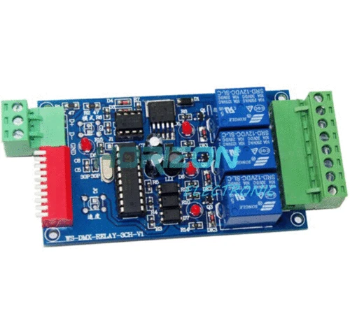 

3 Channel 5A DMX512 Controlled Relay Switch DIY Kits Converter DMX Dimmer Relay