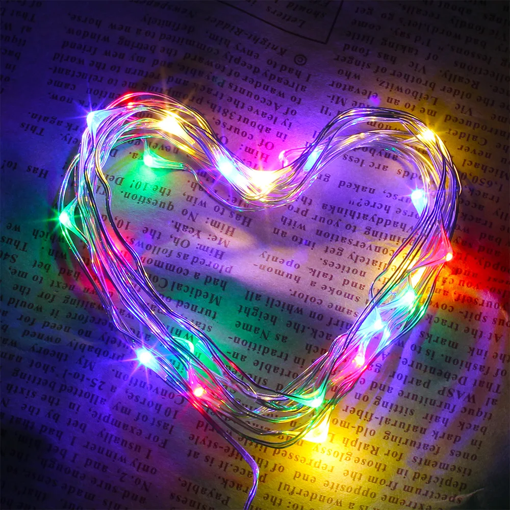 Flexible Copper Silver Wire LED String lights Waterproof Holiday lighting For Fairy Christmas Tree Wedding Party Decoration Flexible Copper Silver Wire LED String lights Waterproof Holiday lighting For Fairy Christmas Tree Wedding Party Decoration